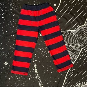GAP Kid’s Striped Boy's Pajama Pants Red & Blue
